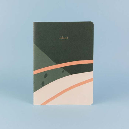 A5 Lined Notebook / Plain Sketchbook Recycled Paper