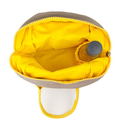 Fluf Grey & Yellow Lunch Bag