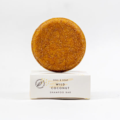 Wild Coconut Solid Shampoo Bar - Vegan
