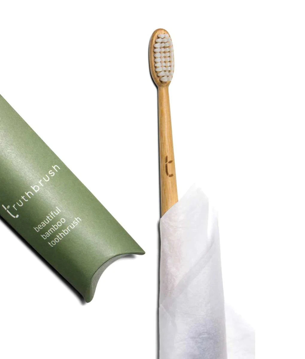 Truthbrush Award Winning Bamboo Toothbrush - Medium - SW Coast Refills 