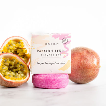 Soul & Soap Passion Fruit Shampoo Bar - SW Coast