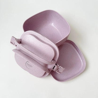 Huski Rice Husk Lunch Box - Lilac