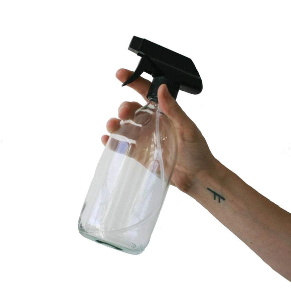 Clear Glass Cleaning Spray Bottle