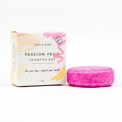 Soul & Soap Passion Fruit Shampoo Bar - SW Coast