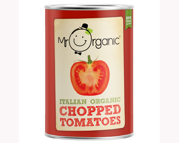 Organic Chopped Tomatoes - 400g - SW Coast Refills 