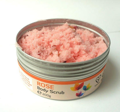 Rose Body Scrub Plastic Free by The Natural Spa Co. | Soaps & Bathtime | SW Coast Refills