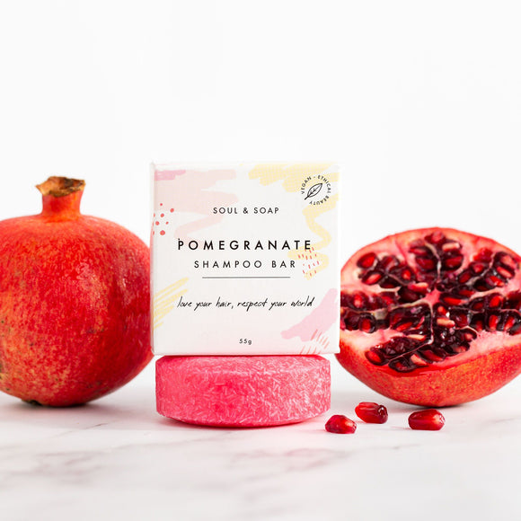 Soul & Soap Pomegranate Shampoo Bar - SW Coast Refills
