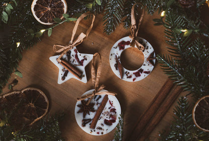 Hand Poured Soy Wax Christmas Decoration - Christmas Star