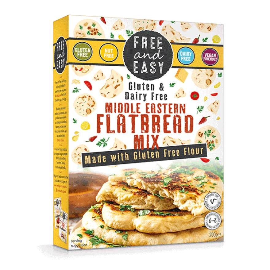 Free and Easy Gluten Free Middle Eastern Flatbread Mix