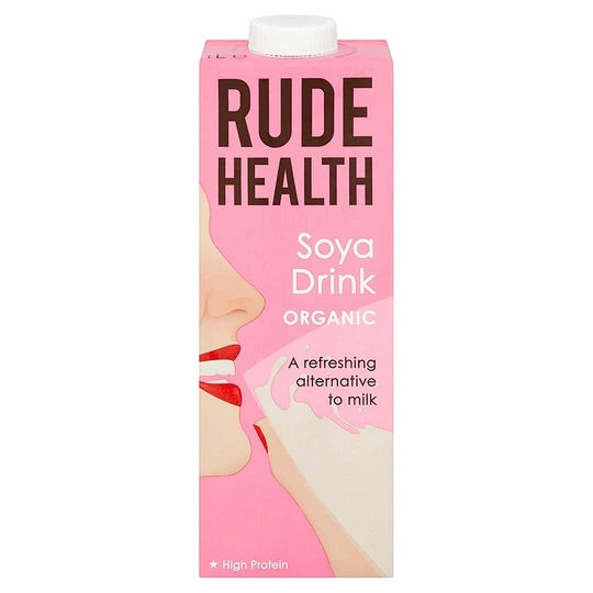 Rude Health Soya Drink 1L | Plant Based Milks | Vegan Store Cupboard | SW Coast Refills