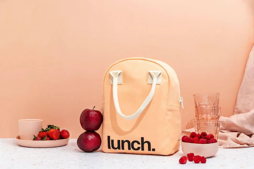 Fluf Peach Lunch Bag
