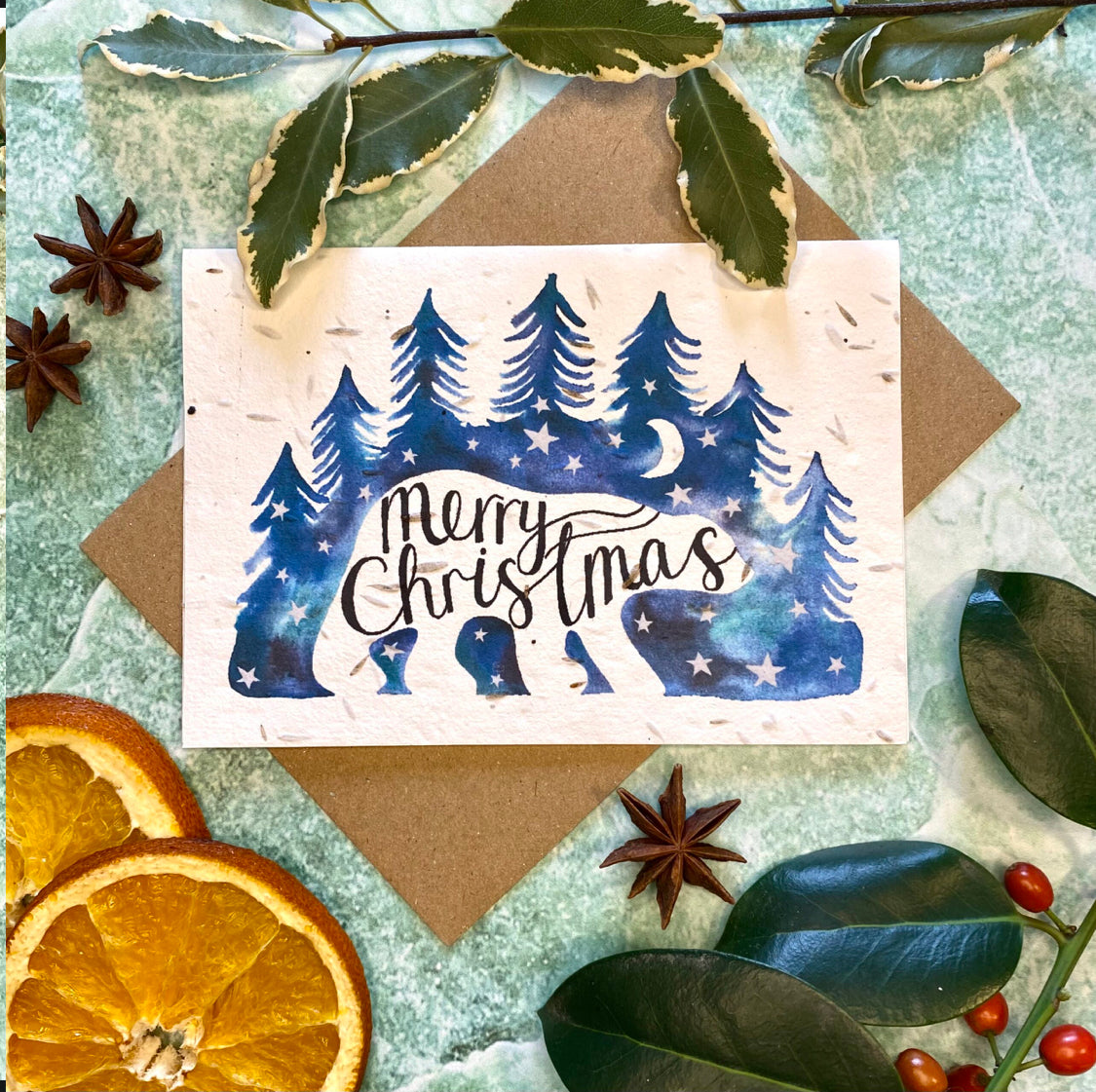 Merry Christmas Plantable Christmas Card