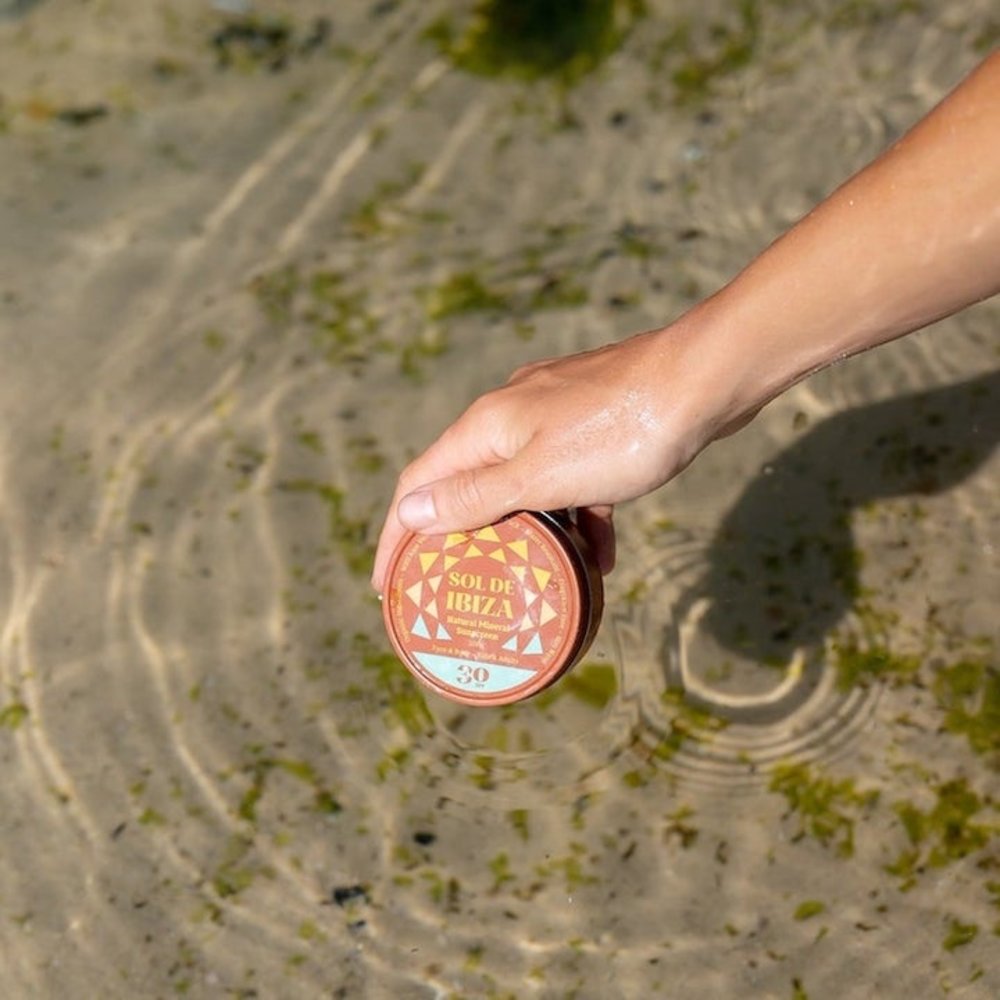 Face & Body Plastic Free Sunscreen Tin SPF 30 | Sol de Ibiza -Sunscreen - Natural - Mineral - Zero Waste