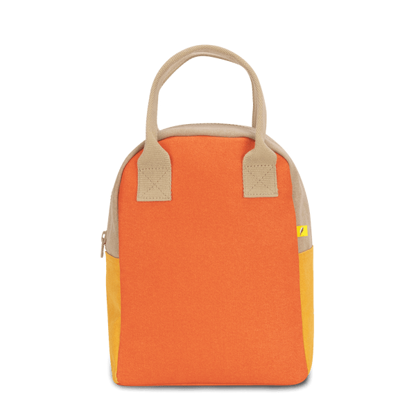 Fluf Block Poppy Mango Lunch Bag