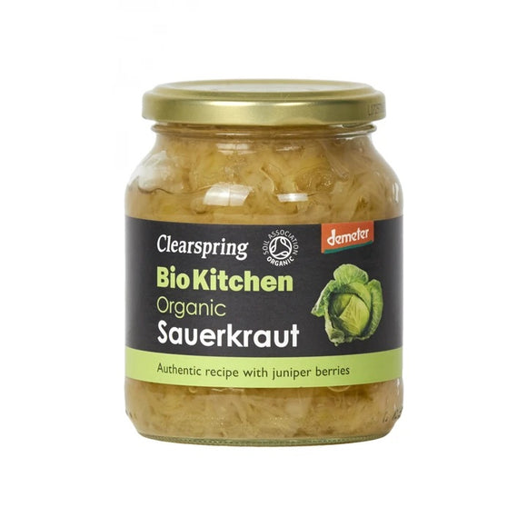 Clearspring Organic Sauerkraut with Juniper Berry - 360g | SW Coast Refills
