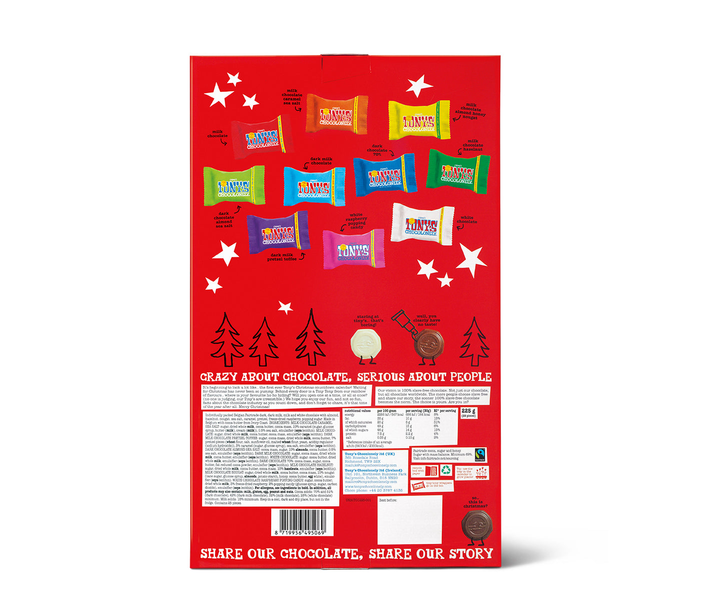 Tony's Chocolonely Calendar