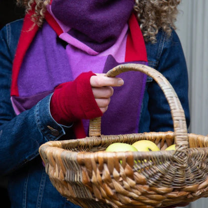 Turtle Doves Recycled Cashmere Fingerless Gloves