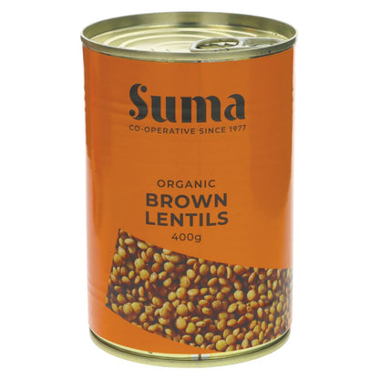 Suma Organic Brown Lentils - 400g