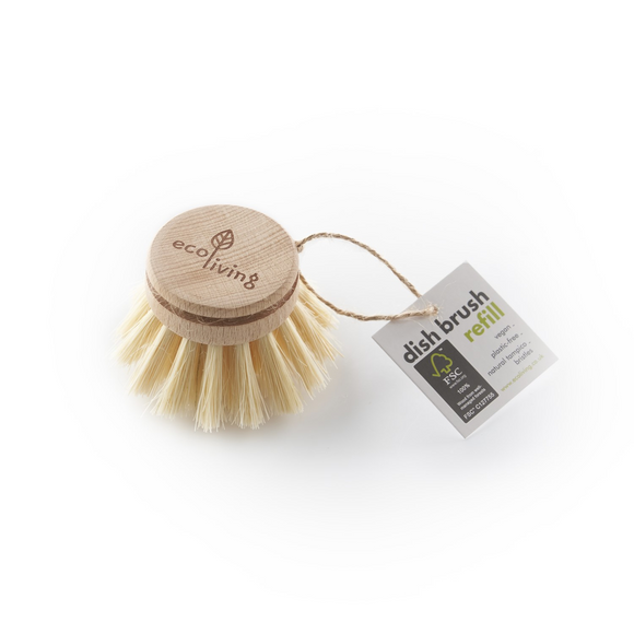 Eco Living Wooden Dish Brush Replacement Head