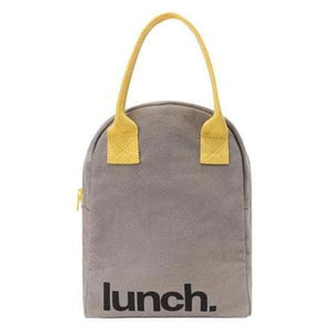Fluf Grey & Yellow Lunch Bag