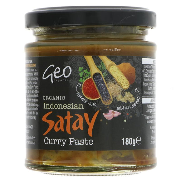 Organics Indonesian Satay Curry Paste - 180g