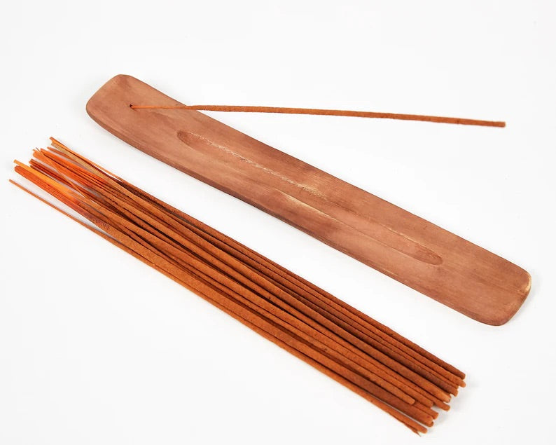 Natural Mango Wood Incense Holder