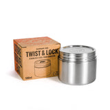 Elephant Box Twist & Lock Leakproof Food Canister 500ml