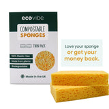 Ecovibe Compostable Sponge - 2 pack