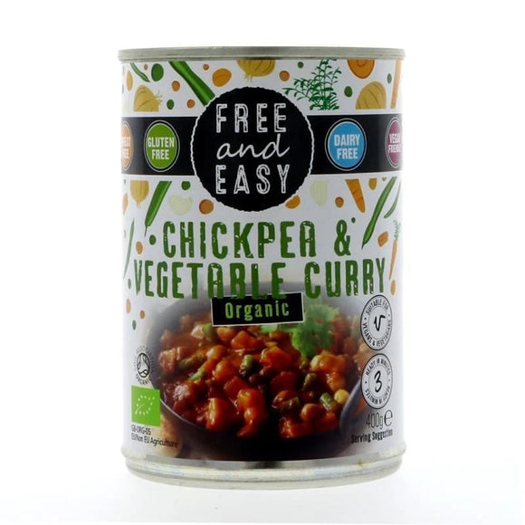 Free & Easy Chickpea & Vegetable Curry 400g
