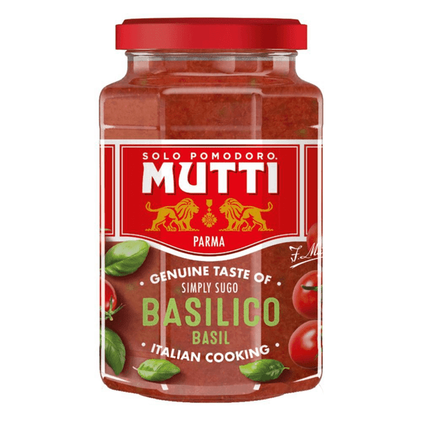 Mutti Basilico Tomato & Basil Italian Pasta Sauce - 400g