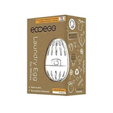 ECOEGG LAUNDRY EGG FOR WHITES ECOEGG The Innovative Laundry Solution - What is the ecoegg Laundry Egg for whites?   The Laundry Egg pellets for whites contain a natural brightener which helps to keep your laundry looking brighter and whiter. You will see tiny blue flecks in the white mineral pellets that help keep your whites white. The white and black mineral pellets work together in the water to effectively draw dirt from your clothing fibres and soften your clothes, leaving your laundry clean and fresh w