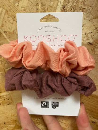 Kooshoo Plastic Free Scrunchie Duo