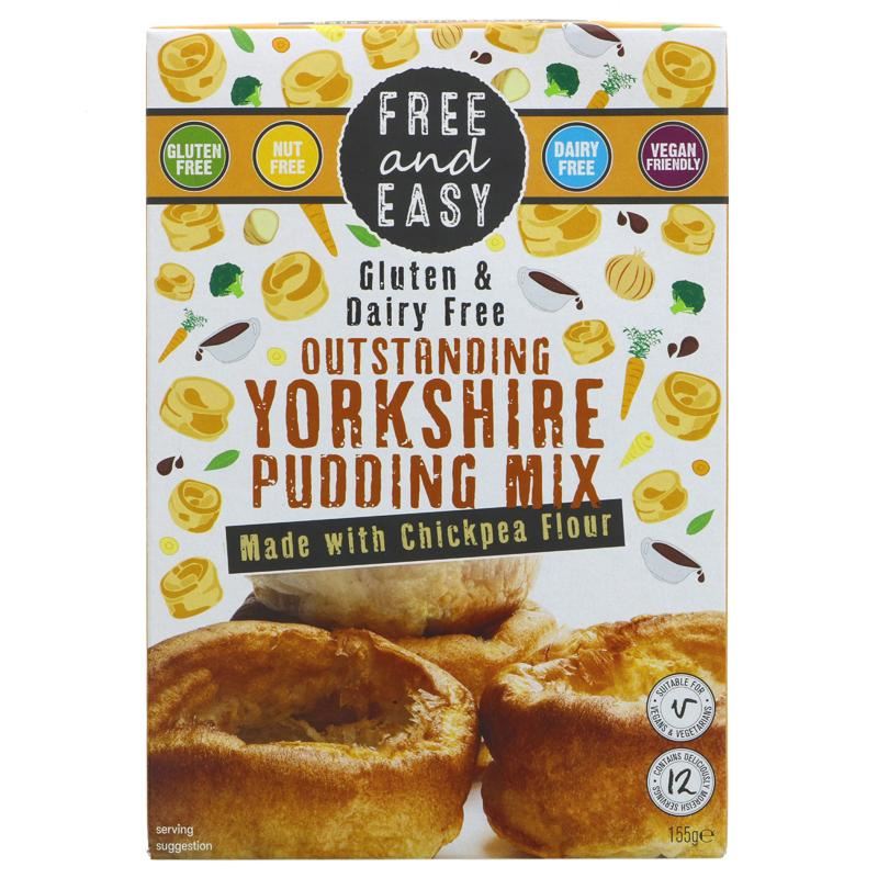 Free & Easy Outstanding Yorkshire Pudding Mix - 155g
