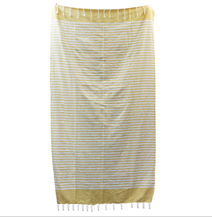 Cotton Tassel Sarong Beach Towel - 100x180 cm