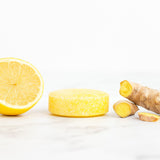 Lemon & Ginger Solid Shampoo Bar - Vegan