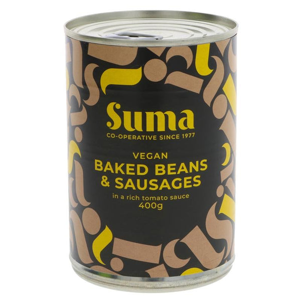 Baked Beans & Vegan Sausages - 400g