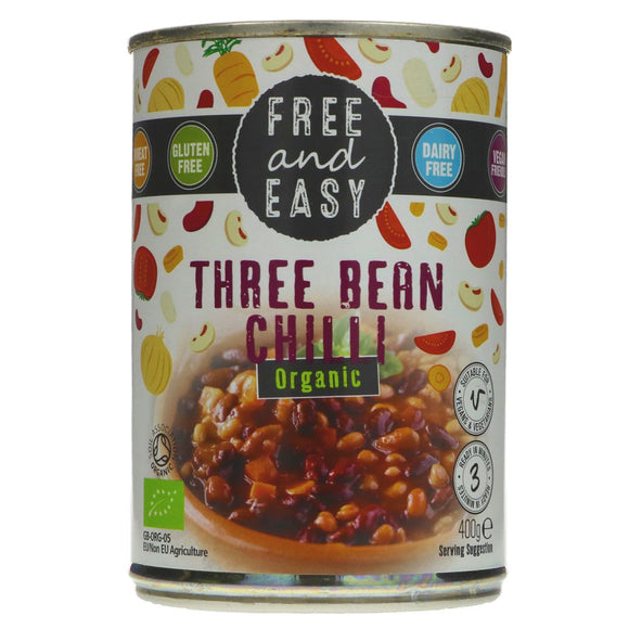Three Bean Chilli - Organic - 400g