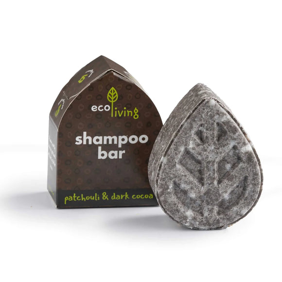 EcoLiving Solid Shampoo Bar - Patchouli & Dark Cocoa
