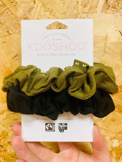 Kooshoo Plastic Free Scrunchie Duo