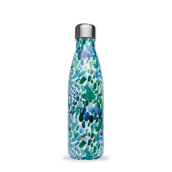 Qwetch Insulated Drink Bottle Arty Blue - 500ml
