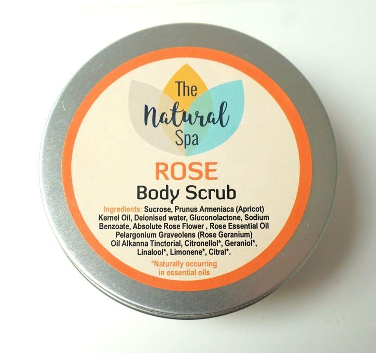 Rose Body Scrub Plastic Free by The Natural Spa Co. | Soaps & Bathtime | SW Coast Refills