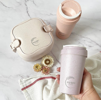 Huski Rice Husk Lunch Box with Carry Handles