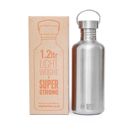 Elephant Box Stainless Steel Water Bottle 1.2L