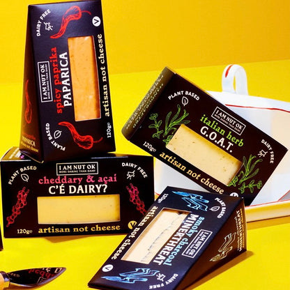 Christmas Gourmet Vegan Cheese Board - I Am Nut OK