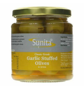 Garlic Stuffed Green Olives - 265g