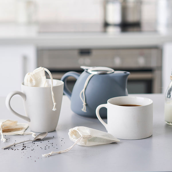 Reusable Organic Cotton Tea Bag - EcoLiving | SW Coast Refills