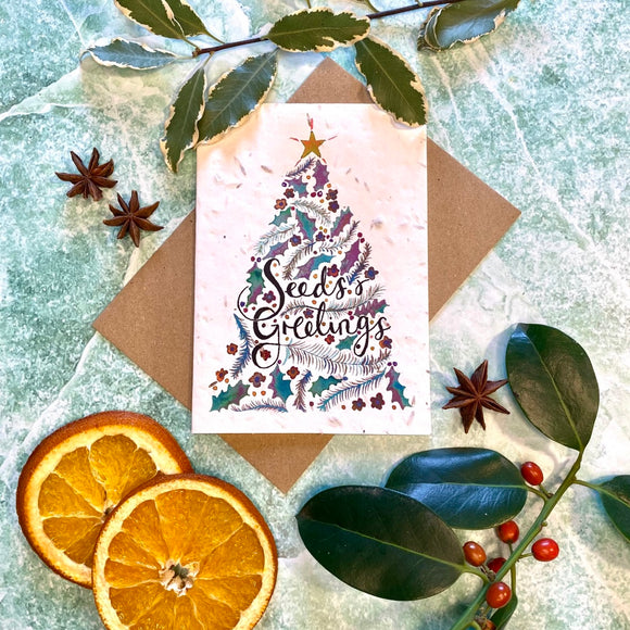 Seeds Greetings Plantable Christmas Card
