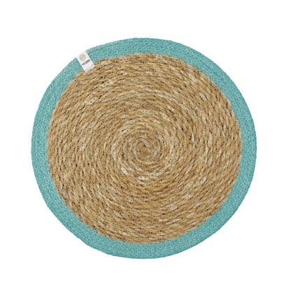 Round Seagrass & Jute Place Mat