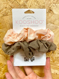 Kooshoo Plastic Free Scrunchie Duo