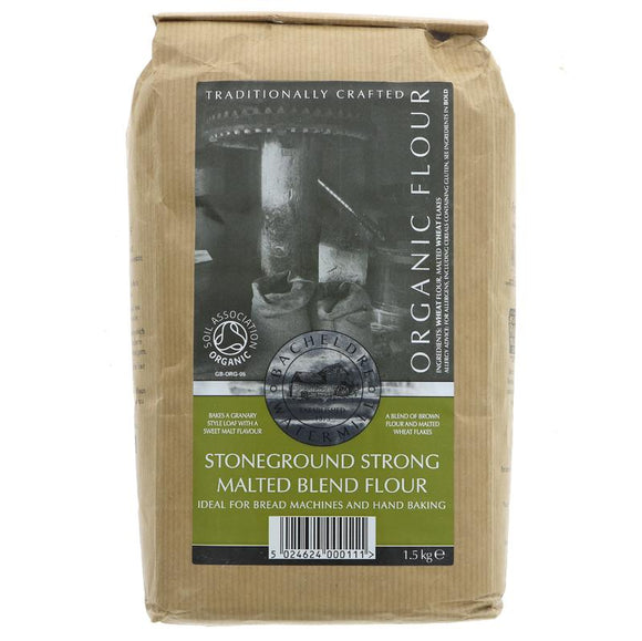 Organic Malted Brown Bread Flour - 1.5Kg | SW Coast Refills